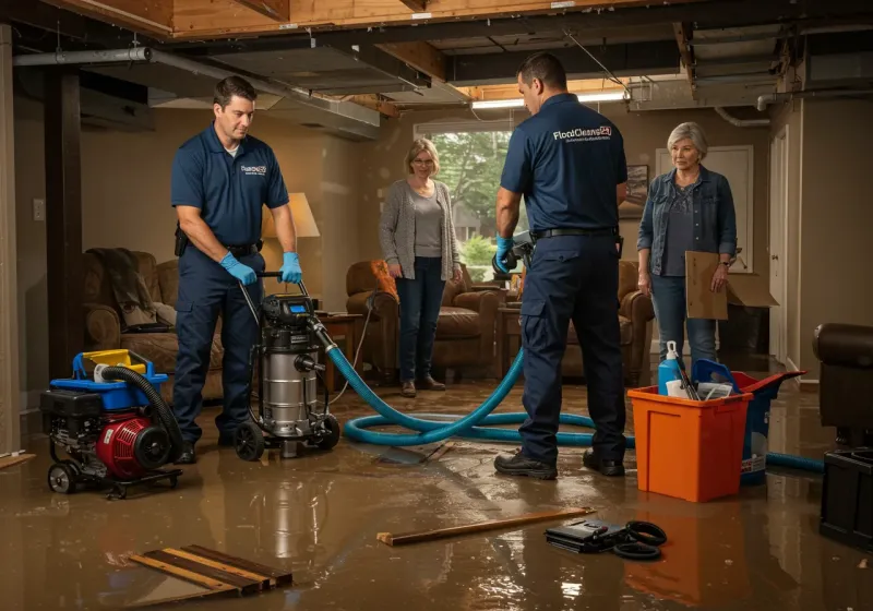 Basement Water Extraction and Removal Techniques process in Bloomfield, IN